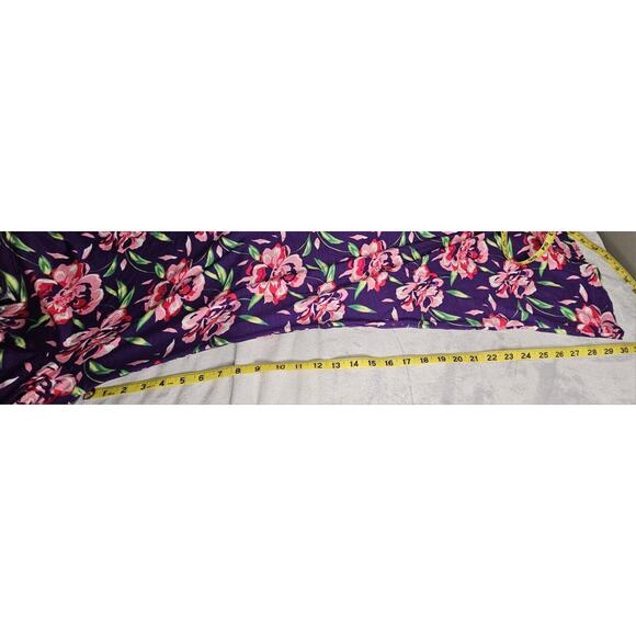 NWT Revolve Michael Lauren Barto Purple Floral Wide Leg Pant Womens Size Small - Picture 4 of 6